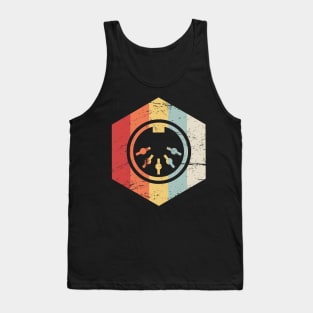 Retro 70s Synthesizer Icon Tank Top